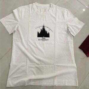 Givenchy White Graphic Tee